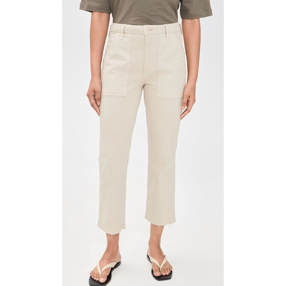 AMO Easy Army Trousers in Off White / Dove Size 29